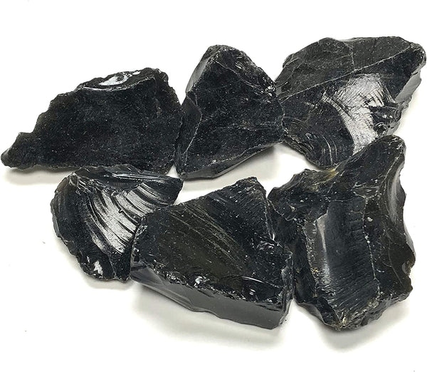 Black Obsidian Raw 1-2 Inches