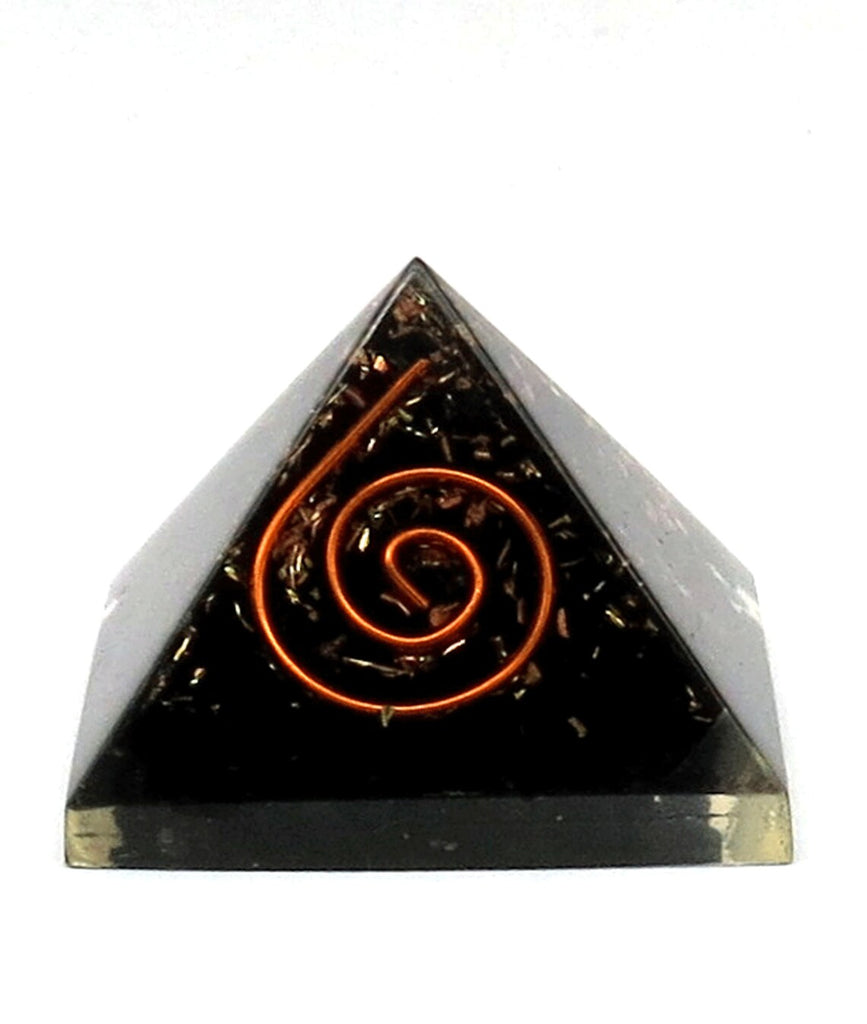 Black Tourmaline Orgone Pyramid 1 Inches