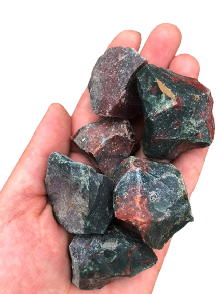 Blood Stone Raw 1-2 Inches