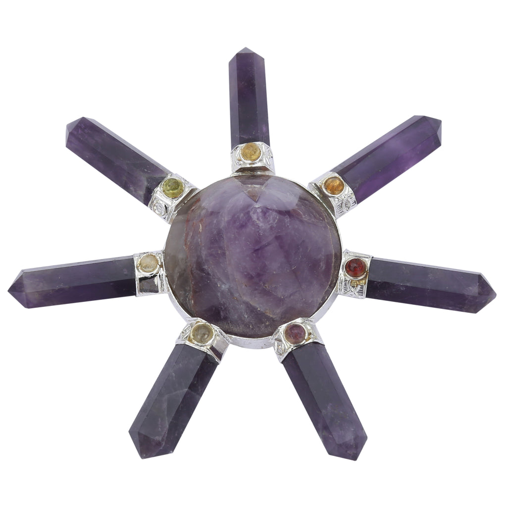 Healing Crystals - Wholesale 7 Pencil Nag Amethyst Energy Generator