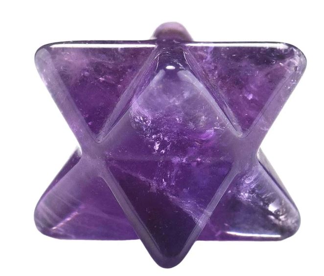 Amethyst 1 Inches Merkaba