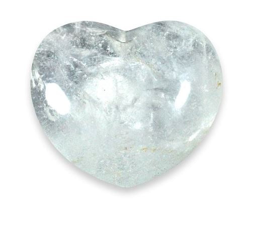 Crystal Quartz Heart