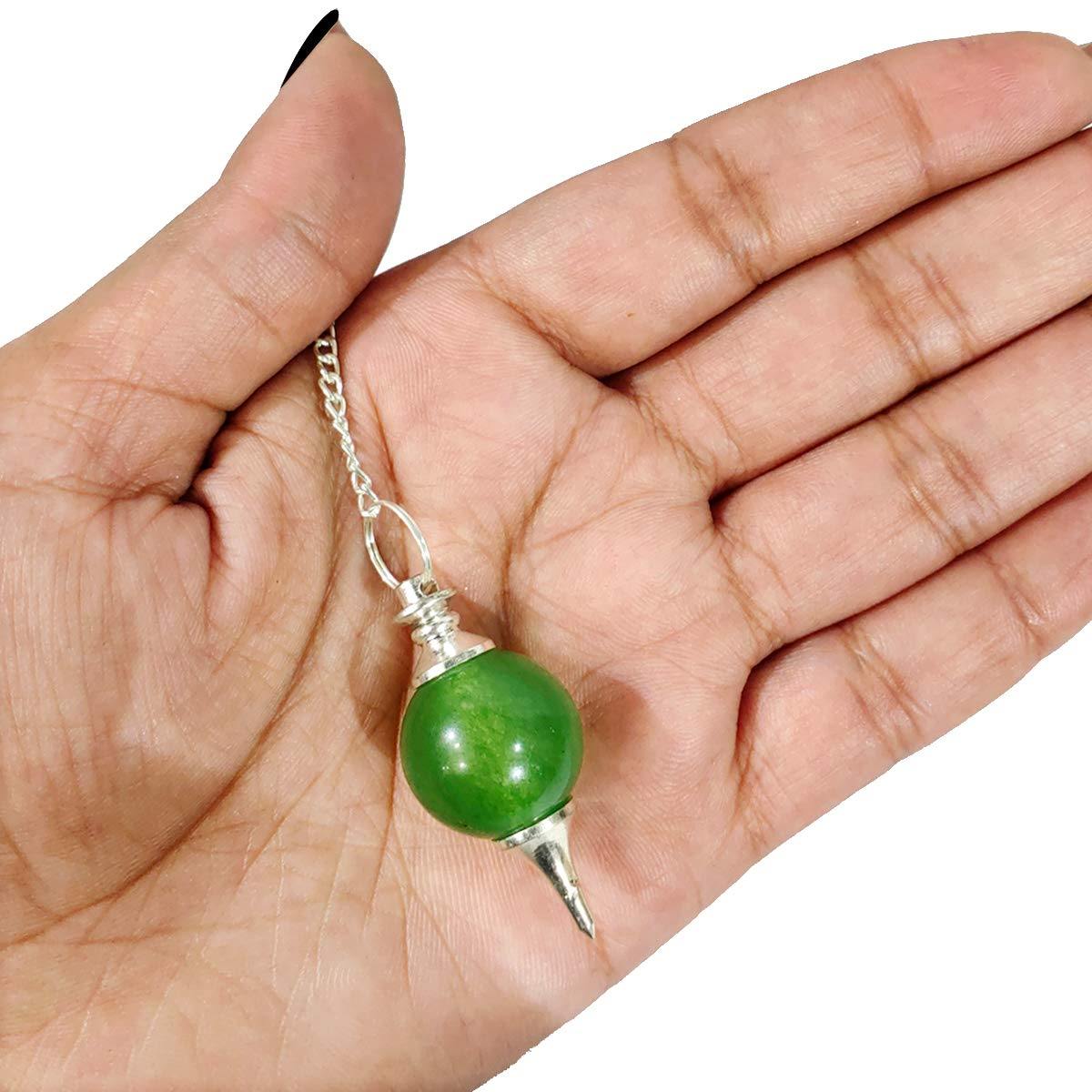 Healing Crystals - Wholesale Green Aventurine Sphere Pendulum