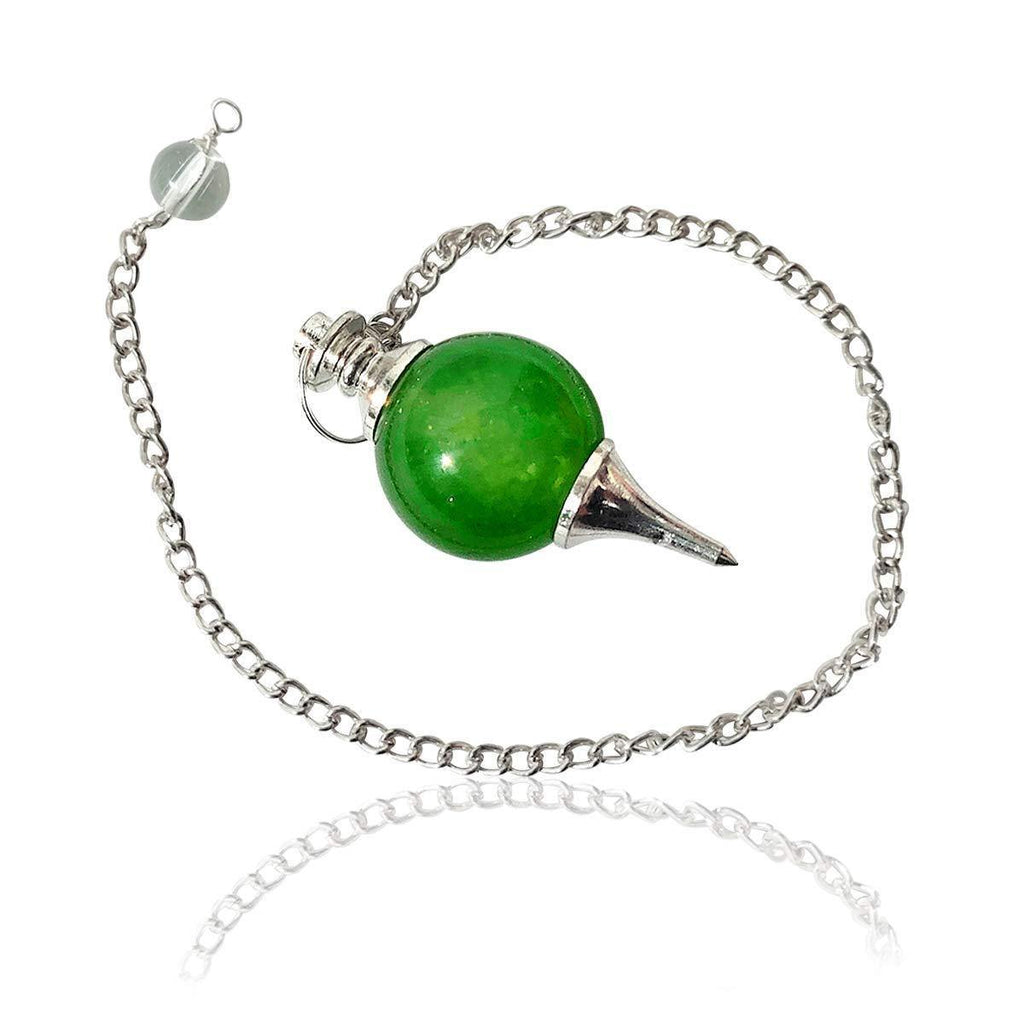 Healing Crystals - Wholesale Green Aventurine Sphere Pendulum