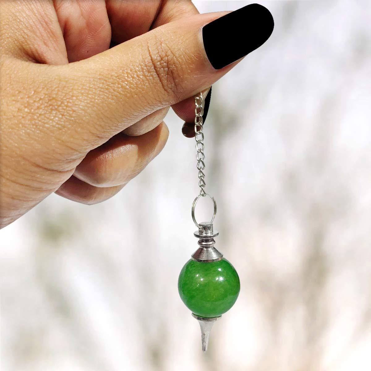 Healing Crystals - Wholesale Green Aventurine Sphere Pendulum