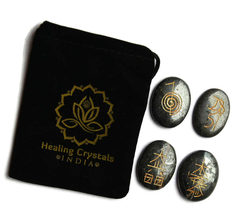 Hematite Oval Reiki Set