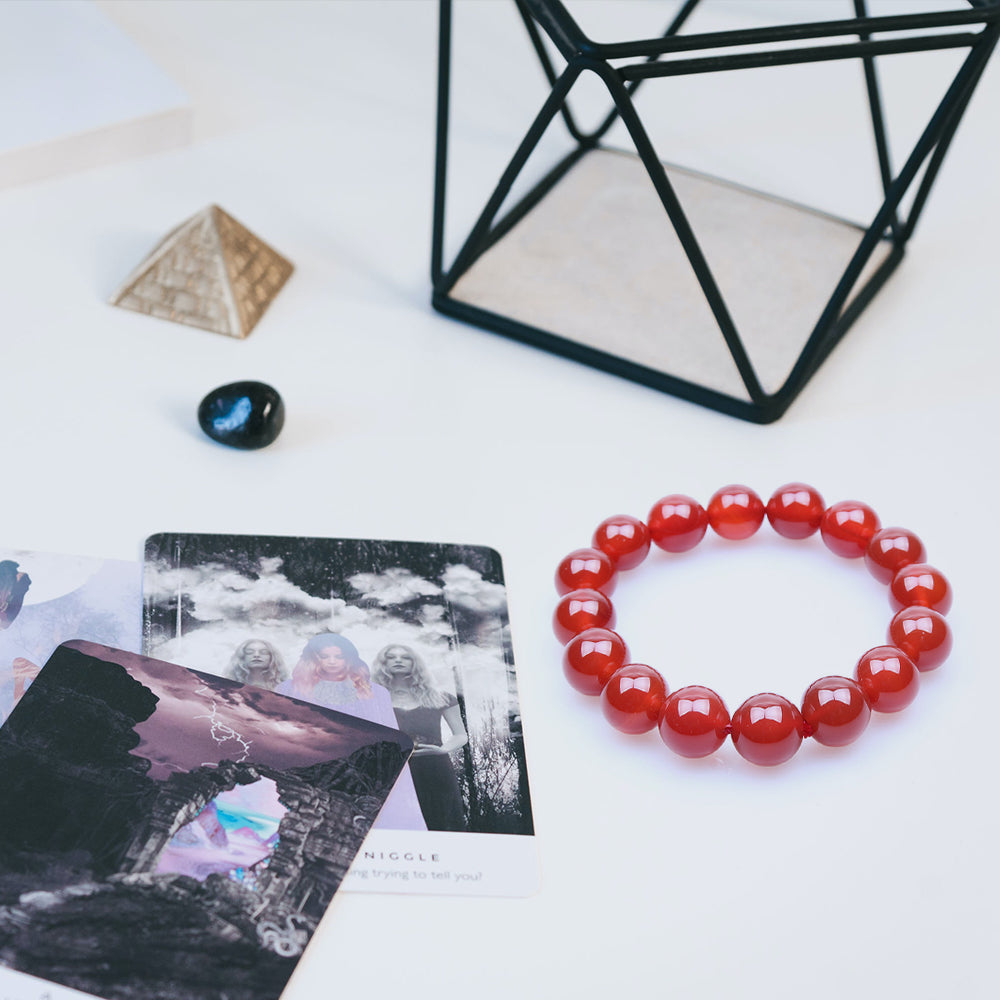 Healing Crystals - Carnelian Bracelet - 8MM / 10MM