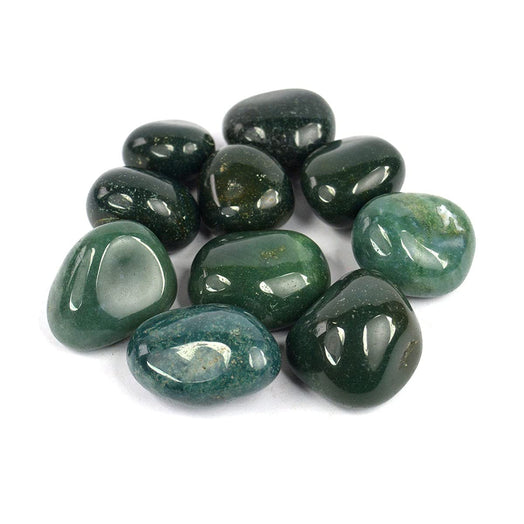 Moss Agate Tumbled