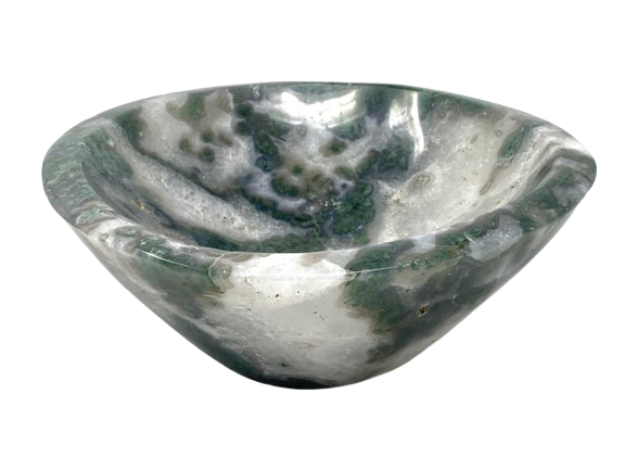 Moss Agate Bowl