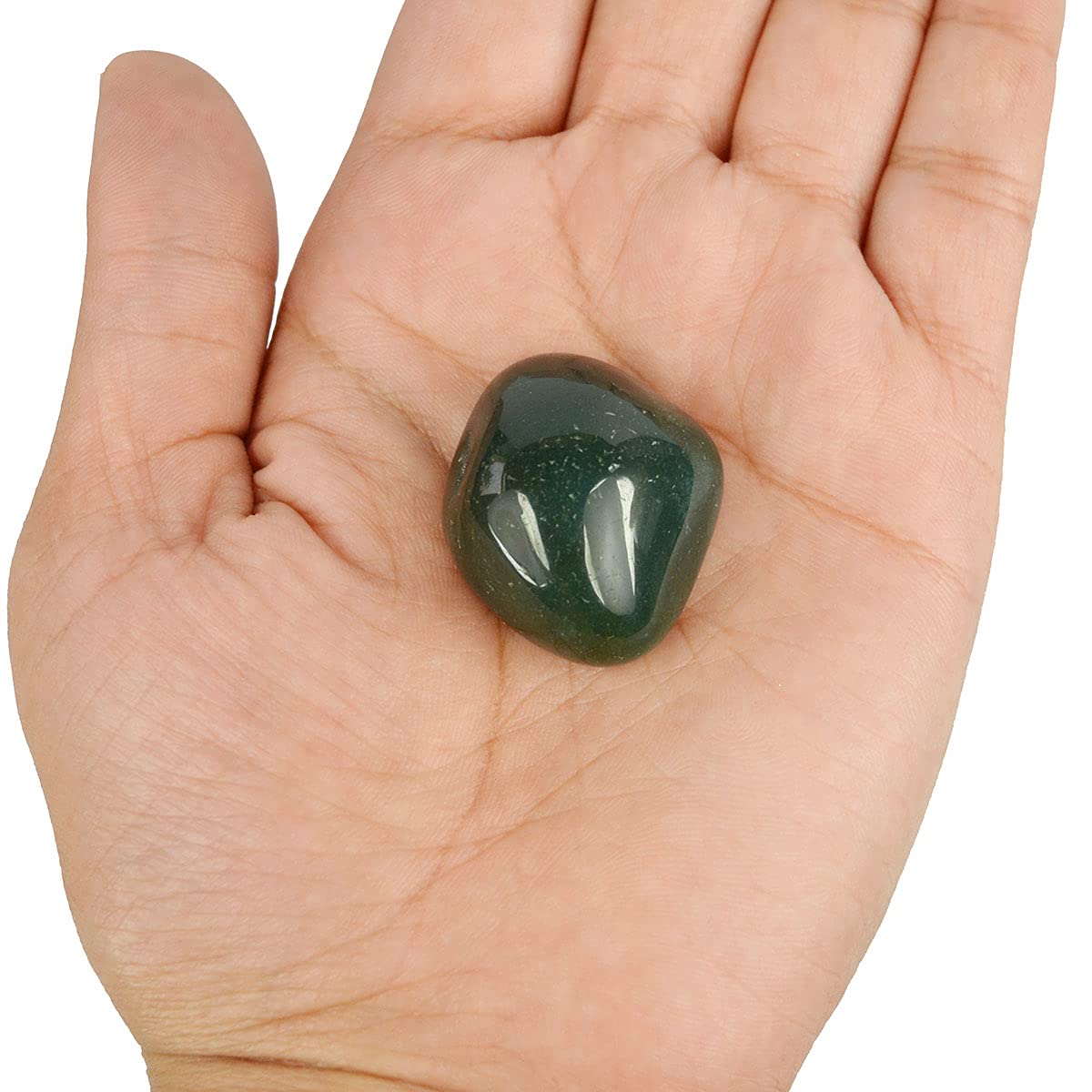 Moss Agate Tumbled