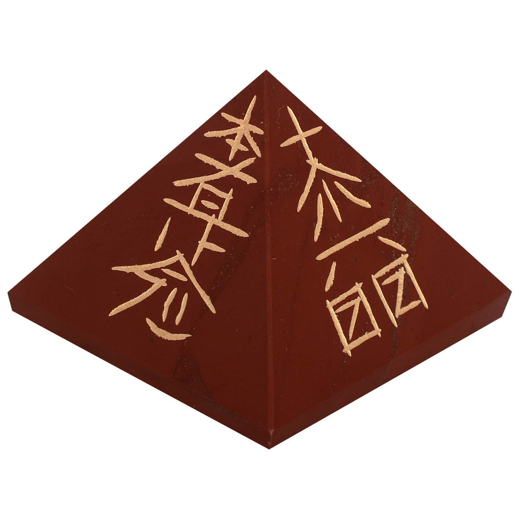 Red Jasper Reiki Pyramid