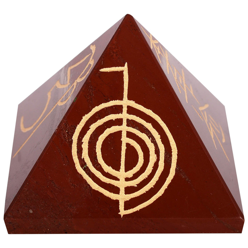 Red Jasper Reiki Pyramid