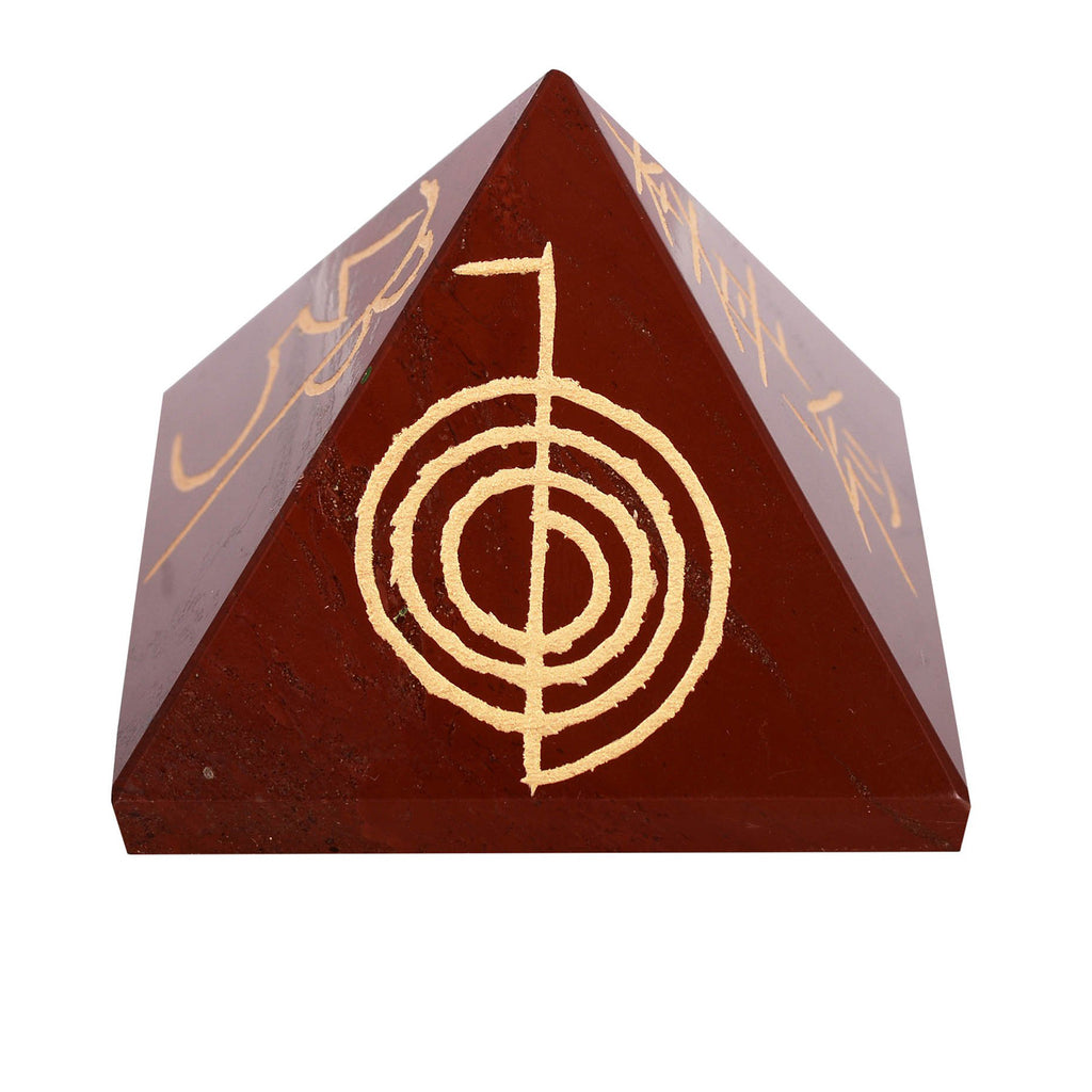 Red Jasper Reiki Pyramid