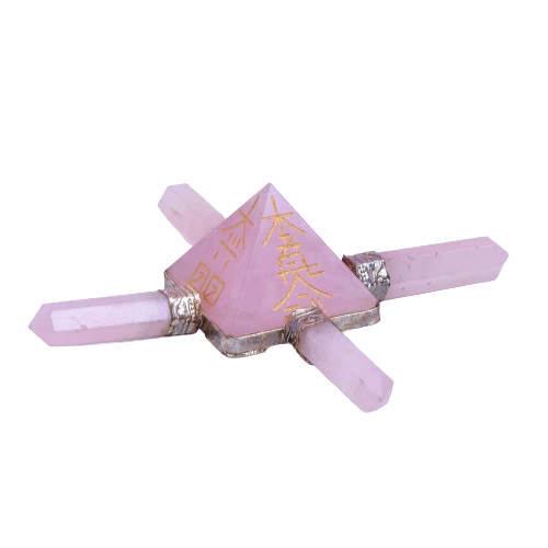 Rose Quartz 4 Pencil Reiki Energy Generator