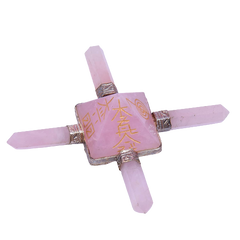 Rose Quartz 4 Pencil Reiki Energy Generator