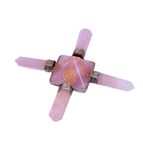 Rose Quartz 4 Pencil Reiki Energy Generator