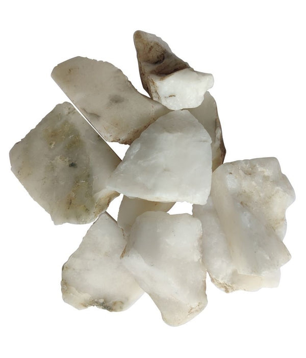 White Agate Raw 1-2 Inches