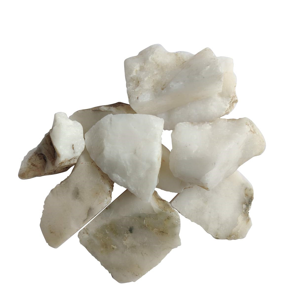 White Agate Raw 1-2 Inches