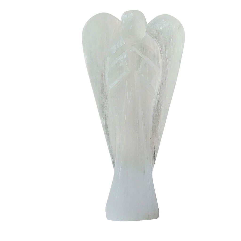 White Selenite Angel