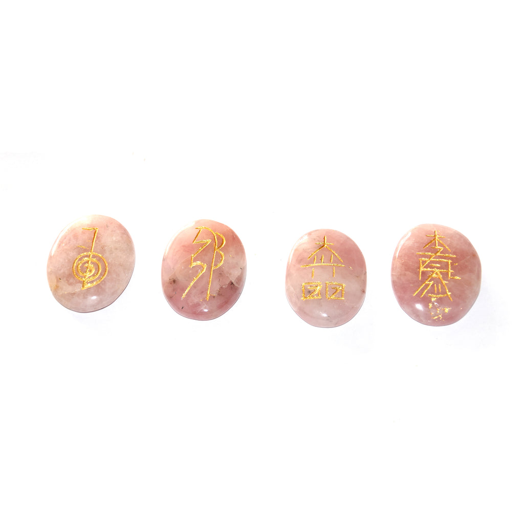 Rose Quartz Oval Reiki Set