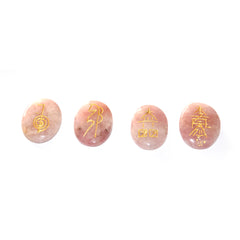 Rose Quartz Oval Reiki Set