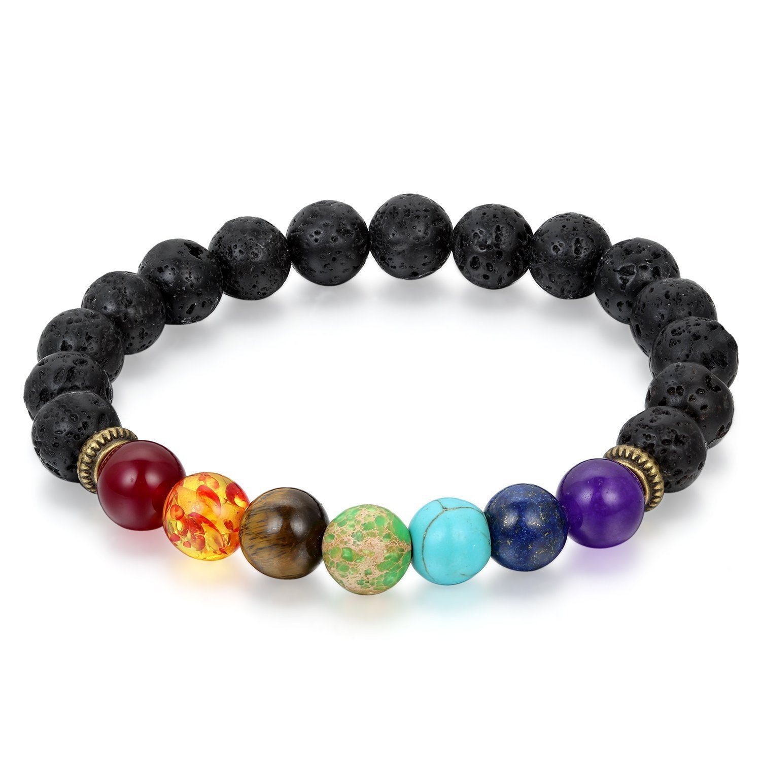 Healing Crystals - Wholesale Lava Crystals Stone Bracelet