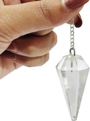 Healing Crystals - Wholesale Crystal Quartz 6 Faceted Pendulum