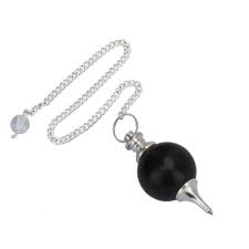 Healing Crystals - Black Tourmaline Sphere Pendulum for Wholesale