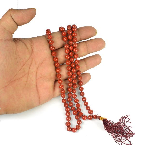 Red Jasper 108 Beads Mala