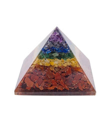 Seven Chakra Original Orgone Pyramid 2 Inches Per Kg